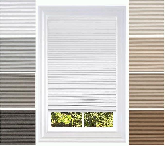 Cordless Blackout Cellular Shade White 41" W x 72" H