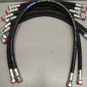 for Kubota Hydraulic Hoses Kit, Fit for Kubota LA350a, LA401, LA402, LA402-1 Front Loader Hydraulic Hoses - Include 7J303-76610/75535-66620/7J999-95562 Boom & Bucket Cylinder Hoses