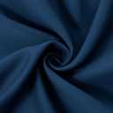 LEMOMO Navy Blue Blackout Curtains/52 x 45 Inch/Set of 2 Panels Room Darkening Short Curtains