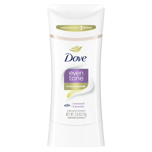 Dove Even Tone Antiperspirant Deodorant for Uneven Skin Tone Restoring Powder Sweat Block for AllDay Fresh Feeling 2.6 oz 2 Count