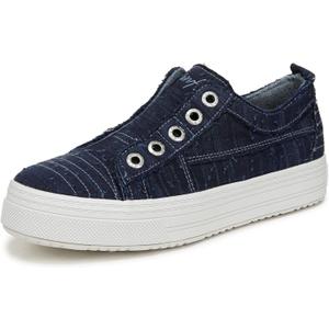 Blowfish Malibu Womens Super Play (9, Indigo Blue Washed Linen)