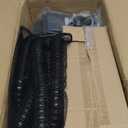 AquaMiracle All-in-1 Pond Waterfall Kit with LED Lights, 12" Stainless Steel Spillway with 660GPH Water Pump, Lighted Waterfall Fountain Outdoor for Water Garden, Backyard, Pool