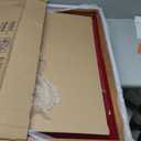 Flag Display Case Military Shadow Box Fits a Folded 3'x5' Army Navy Air Force Veterans Home Flown Flag with Certificate Document Holder Frame and Felt Lining for Badges and Medals, MAHOGANY Finish