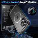 SPORTLINK for iPhone 17 Case - IP68 Waterproof Military Protective Full Body Heavy Duty Shockproof 360 Sealed Dustproof with Camera Screen Protector Phone Cover for iPhone 17 6.3" M/Black