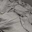100% Cotton Jersey Fitted Sheet Only - Extra Soft - Easy Fit - Comfy (Heather Gray, King)