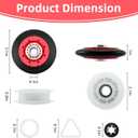 MEDC215EW1 MED5500FW1 MED5630HC1 MED5630HW1 MED6230HW1 MED6230HW2 MED7230HW1 GGW9250PW1 GGW9250PW3 Dryer Repair Kit for Maytag Whirlpool Dryer Machine, Includes 4392067,WPW10314173,W10837240