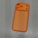 TAURI for iPhone 17 Pro Max Case, Compatible with MagSafe, (Full Camera Protection) Camera Control Cover Solid-Color Matte Magnetic 17 Pro Max Phone Case, Orange