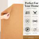 Pangda 24in x 10ft Multi-Purpose Cork Board Roll for Walls, 1/4" Thick | Natural Cork Material, Bulletin Board Roll for Photo and Message Push Pin Displays, Ideal for Home, School and Office