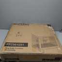 Feandrea 27.2" Dog Crate Furniture, Indoor Dog Cage Side End Table, M Pet Wood Kennel for Medium and Small Dogs up to 30 lb with Multi-Purpose Removable Tray, Double-Door Pet House, Greige