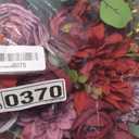 WEIERYUE Artificial Wedding Arch Flowers Kit(Pack of 2) for Wedding Arch, Bridal Shower, Ceremony and Reception Backdrop Decoration (Burgundy)