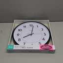 Equity 25509 Commercial Wall Clock, Black, 14-in. - Quantity 4