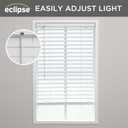 Eclipse 2" Premium Vinyl Blinds for Light Filtering & Privacy, Durable Room Darkening Blinds for Home or Office, Tested and Certified Child Safe Cordless Vinyl Blinds - White, 20 W x 72 L