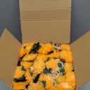 8PCS Diwali Artificial Marigold Garland for Home Decor, Marigold Long Strands with Bells and Leaves for India Wedding, Pooja Decor, Marigold Flowers Strings for Christmas Thanksgiving New Year Party (8pcs Yellow Orange)