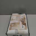 Pinch Pleated Linen Blackout Curtains 96 Inches Long for Living Room 2 Panel Set Cream Ivory 100% Black Out Pinch Pleat Hooks Rings Back Tab 96 Inch Curtain 2 Layer Drapes with Liner Bedroom Window