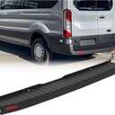 ECOTRIC Rear Bumper Cover Step Plate Compatible with 2015-2022 Ford Transit 150 250 350 Passenger Vans Med/High Roof Rear Bumper Top Pad Replacement for FO1190108