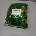 20/40/60/80 FT St Patricks Day Garland Decor Gold Green Shamrock Hat Tinsel Garland, Shiny Metallic Streamer Twist Garland Hanging St Patricks Day Decorations for Home Indoor Outdoor Party Supplies