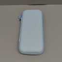 DLseego Blue Switch Case Set Carrying Case with 10 Slots Babyblue Protective Dockable Hard Shell with 4PCS Cute Cat Paw Thumb Grips Caps and 1PC Green Flower Blossom Chain for Switch 2017 Version