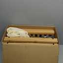 efluky 2-Pack Bamboo Under Bed Storage with Wheels, Rolling UnderBed Storage Basket with Large Dust Bag, Under Bed Storage Containers for Bedroom, Dorm and Basement, Nature (30.71''L x 16.54''W x 7.5''H)