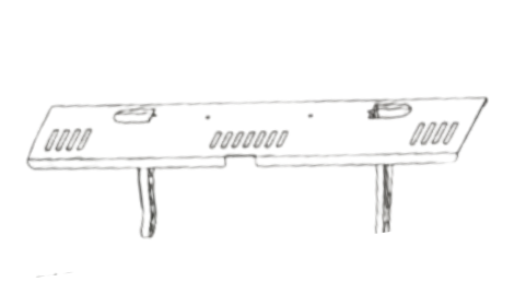 Soundbar Mount, 33.8×4.7 inches