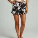 Real Essentials 3 Pack: Women's Pajama Shorts Sleep Lounge Sweatshorts Comfy Sleepwear Bottoms (XXL)