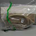 Dahey Jute Spliced Cotton Rope Plant Basket Modern Woven Storage Basket for 12" Floor Indoor Planter, Decorative Flower Pots Cover Laundry Bin with Handle Rustic Home Decor, White and Beige