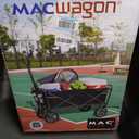 Mac Sports Collapsible Folding Outdoor Utility Wagon, Black