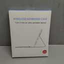 Harvopu Compatible for iPad 11th 10th Generation Case with Keyboard, Folio Cover with Pencil Holder, Multi-Touch Trackpad, 7 Color Backlit, Detachable Keyboard for iPad (A16) 11th/10th Gen (Pink)