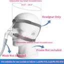 Replacment Headgear Strap for Resmed Air, Philips Respironics Nasal Pillow Universal CPAP Full Face Mask (2 Packs)