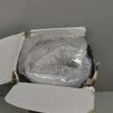 Plufl Hugl Cooling Body Pillow for Adults Made with Memory Foam | U Shaped Maternity Pillows Great for Side Sleepers & Pregnant Women | Washable Cover | Grey (Large)