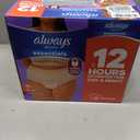 Always Discreet Night, Reimagined Adult Diapers for Women, Extended Overnight Absorbency Incontinence and Postpartum Underwear Size S/M, 360 Degree Coverage While Laying Down, 48 Count​