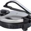 Brentwood Electric Tortilla Maker Non-Stick, 10-inch, Brushed Stainless Steel/Black