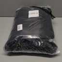 Joylife Canopy Bed Curtains Queen Bed Canopy for Girls, Canopy Curtains and Bed Curtains, Bed Canopy Curtains for Home Decorations (Pure Black, Queen)