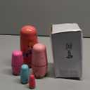 Gejoy Nesting Dolls Russian Matryoshka Wooden Handmade Nutcracker Nesting Dolls Collectible Gifts Toy Set for Winter Christmas Holiday Present Adults Home Decor(Flower Fairy)