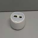 Drixo Ultrasonic Retainer Cleaner Machine, IPX6 Waterproof Dental Cleaning Pod, 3 Modes Denture Cleaner for Night Guard Mouth Guard Braces, 45kHz Denture Dome with UV Light, 200ML Tank, Arctic White