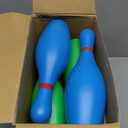 Kids Bowling Set - 10 Colorful Plastic Pins & 2 Lightweight Bowling Balls - Family Fun Indoor & Outdoor Toddler Bowling Set Game for Boys & Girls, Educational & Active Play Toy, Birthday Gift Ages 3+