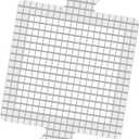 INVIHUG,25 Pack, Disposable Shower Drain Hair Catcher Mesh Stickers,Disposable Hair Drain Catcher. (4.1inch Square)