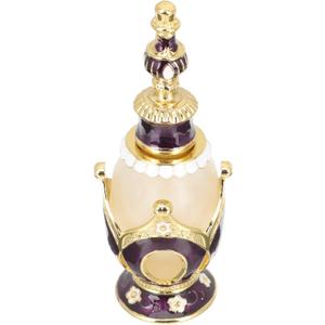 Healifty Perfume Bottle Vintage Vintage Glass Perfume Bottle, 25ml Decorative Refillable e, Women, Dropper for Essential Oils, e Empty e