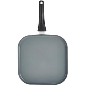 GoodCook Everyday Griddle Pan Ceramic Nonstick Aluminum Construction for Even Heating Non-Toxic PTFE & PFOA Free, 11-Inch, Black
