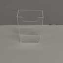 Acrylic Napkin Holder Clear Vertical Guest Towel Dispenser 4mm Thick, Waterproof Stackable Hand Towel Box for Bathroom Kitchen Dining Table Home Hotel, Modern Gift (Vertical)