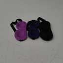 LKY DIGITAL Sleep Mask for Side Sleeper 3 Pack, Blackout 3D Eye Mask for Sleeping, Night Blindfold for Men Women (Black & Blue & Purple)