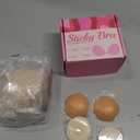 Invisible Sticky Bra Push Up, Reusable Adhesive Bra for Backless Dress, Seamless Silicone Nipple Covers for Women (C Cup, Beige, 2PCS)