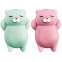 Nutty Toys Squishy Cat Set - 2" Soft Silicone Kawaii Kitties, Top Stress Relief Toy 2026, Unique Kids & Adults Egg Filler Gift Idea, Best Teenage Girl, Teen Boy & Tween Easter Basket Eseeentials