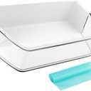 DA97-12657A Refrigerator (LEFT) Door Shelf Bin Replacement Fit for Samsung RF260BEAESR RF261BEAESR RF261BEAESP Refrigerator, Replace AP5621270 DA63-06867 Fridge Door Basket Bin By Fetechmate