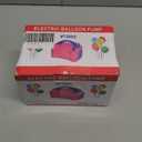 FLSEPAMB Balloon Pump, Electric Balloon Pump, Portable Dual Nozzle 110V 600W Electric Balloon Blower, Balloon Pump for Party Decorations with Tying Tool, Colored Ribbons (Blue)