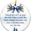 Memorial Ornament 2025  Remembrance Keepsake with Poem  Sympathy Gift for Loss of Loved One  Holiday Tree Hanging Decoration