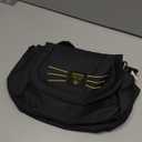 SUNVENO Kitty Stroller Organizer Bag – Universal Baby Stroller Caddy with 2 Cup Holders, Adjustable Straps, Waterproof Oxford, Lightweight Travel Accessory for Strollers, Prams & Pushchairs, Black