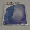 Sheet Protectors 8.5 x 11 inch, Clear Page Protector for 3 Ring Binder, Plastic Sleeves for Binders, Top Loading Paper Sheets Document Sleeve Letter Size, Office & Home, 50 Pack
