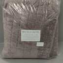 RECYCO Luxury Velvet Quilt Set Full Queen Size, Lightweight Velvet Comforter Set, Oversized Bedspread Coverlet Quilted Bedding Set, with 2 Matching Pillow Shams, for All Season, Dusty Mauve Pink