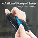 CURECARE New Upgraded 2 in 1 Thumb Brace, Removable Thumb Spica Splint Left Right Hand with 3 Level Stability, Reversible Thumb Support for CMC, De Quervains Tendonitis, Trigger Thumb (S/M, Black)