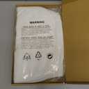 6 Pcs Changing Pad Liner, Compatible with Keekaroo Peanut Changer, Quilted Thicker Non-Slip Reusable Machine Washable Waterproof Changing Table Liners, White